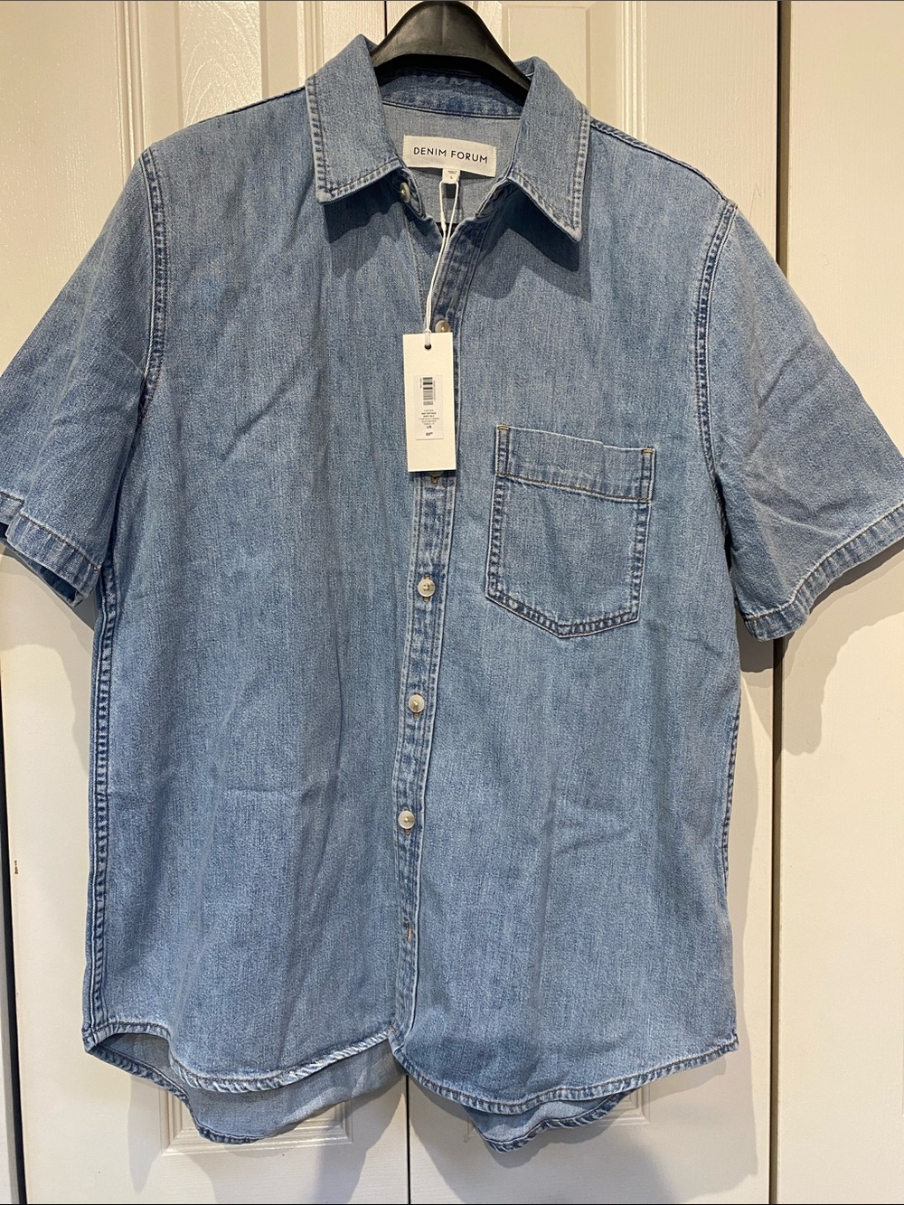 Aritzia Denim Forum short sleeve shirt - new with tags!